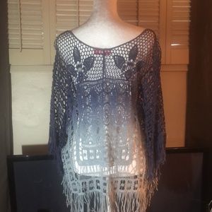 Vintage macrame shirt